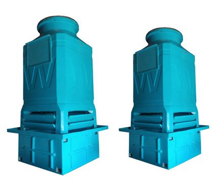 frp cooling towers, air to cool the working fluid.